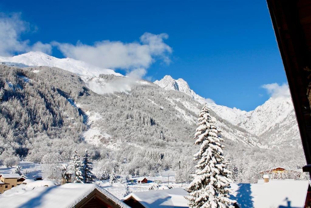 Bel Appartement - Parc National Des Ecrins Pelvoux Exterior photo